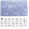 Picture of Amaney 810pcs 6x6mm Cube Acrylic Alphabet Letter Beads for Jewelry Making Bracelets Necklaces Key Chains