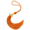 Picture of 2023 Graduation Tassel 1PC, Graduation Cap Tassel Charm for 2023 Grads, 2023 Tassel with 2023 Year Gold Date Charms for Graduate Parties Ceremonies Souvenir, Graduation Hat Decoration 9'' Orange