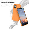 Picture of OTOFLY Compatible with iPhone 12 Case and iPhone 12 Pro Case 6.1 inch(2020),[Silky and Soft Touch Series] Premium Soft Liquid Silicone Rubber Full-Body Protective Bumper Case (Orange)