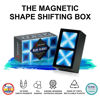 Picture of SHASHIBO Shape Shifting Box - Award-Winning, Patented Fidget Cube w/ 36 Rare Earth Magnets - Transforms Into Over 70 Shapes, Gift Box, Download Fun in Motion Toys Mobile App (Blue Planet, 2 Pack)