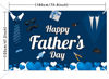 Picture of Happy Fathers Day Decorations Banner Backdrops for Photography, Extra Large 6x4FT Father's Day Background Party Supplies Family Photo Booth Props for Video Shoot Studio Prop