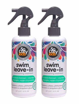 Picture of SoCozy Socozy Swim Spray Leave-in Treatment & Conditioner for Kids Hair Protects and Repairs Pool/sun/salt Damage 8 Fl Ounce No Parabens, Sulfates, Synthetic Colors or Dyes, (Pack Of 2)