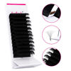 Picture of Eyelash Extension Supplies 8-30mm Easy Blooming Volume Lash Extensions C D DD L Curl Rapid Flowering Easy Fan Volume Lashes (0.05-D, 25-30mm)