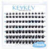 Picture of Lash Clusters 84 Pcs Cluster Lashes Eyelash Clusters DIY Cluster Eyelash Extensions Individual Lashes Thin Band & Soft(Cloudy,C-8-16mix)