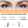 Picture of Lash Clusters 10D-0.10C-9-16MIX B&Q LASH Individual Lashes 280 Clusters False Eyelash 10D 20D Lash Clusters Extensions Individual Lashes Cluster DIY Eyelash Extensions at Home (10D-C-0.10,9-16MIX)