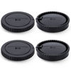 Picture of 2 Pack JJC Body Cap and Rear Lens Cap Cover Kit for Sony Alpha A-Mount DSLR Cameras and Sony Alpha A-Mount Lenses