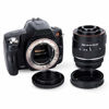 Picture of 2 Pack JJC Body Cap and Rear Lens Cap Cover Kit for Sony Alpha A-Mount DSLR Cameras and Sony Alpha A-Mount Lenses