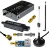 Picture of Nooelec NESDR Smart v5 HF Bundle: 100kHz-1.7GHz Software Defined Radio Set for HF/UHF/VHF Including a NESDR Smart v5 R860/RTL2832U RTL-SDR, Assembled Ham It Up Upconverter, 9:1 Balun, and Adapters