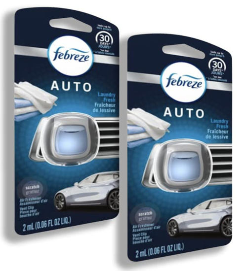 GetUSCart- Febreze Car Vent Clip Air Freshener, Odor Eliminator