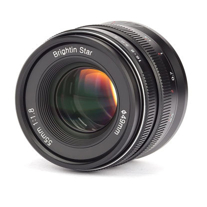 Picture of Brightin Star 55mm F1.8 Full Frame Large Aperture Manual Focus Mirrorless Camera Lens, Sony ZV-E10, A7IV, A6400, A7II, A7SIII, A7III, A7C, A6600, A6100, A7RIV, A6000, A7RIII