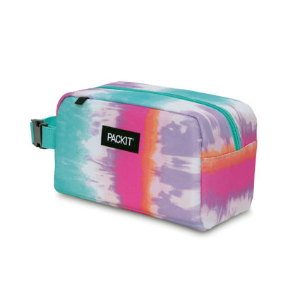 Picture of PackIt Freezable Reusable Snack Box, Tie Dye Sorbet