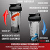 Picture of HELIMIX 2.0 Vortex Blender Shaker Bottle Holds upto 28oz | No Blending Ball or Whisk | USA Made | Portable Pre Workout Whey Protein Drink Shaker Cup | Mixes Cocktails Smoothies Shakes | Top Rack Safe