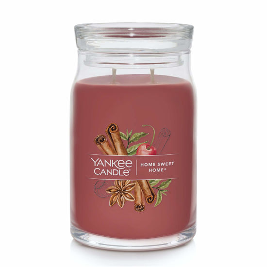 GetUSCart- Yankee Candle Home Sweet Home Scented, Signature 20oz Large Jar  2-Wick Candle, Over 60 Hours of Burn Time