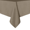 Picture of sancua Rectangle Tablecloth - 54 x 120 Inch - Stain and Wrinkle Resistant Washable Polyester Table Cloth, Decorative Fabric Table Cover for Dining Table, Buffet Parties and Camping, Taupe