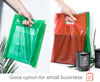 Picture of 200 Red & Green Bags for Small Business 100 Red and 100 Green 1.5Mil 9"x12" Merchandise Bags Thick Glossy Retail Bags and Shopping Bags For Small Business with Die Cut Handles Boutique Bags