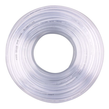 Picture of DERNORD PVC Tubing 5/16"ID X 7/16"OD Flexible Clear Vinyl Hose 50 Feet for Food Grade