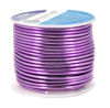 Picture of Mandala Crafts Anodized Aluminum Wire for Sculpting, Armature, Jewelry Making, Gem Metal Wrap, Garden, Colored and Soft, 1 Roll(12 Gauge, Violet)