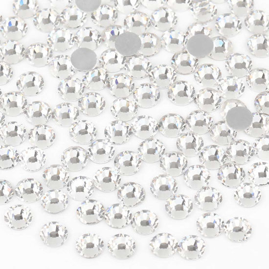 GetUSCart- beadsland Flat Back Crystal Rhinestones Round Gems for Nail Art  and Craft Glue Fix, Crystal (1.9-2.0mm) SS6/1440pcs