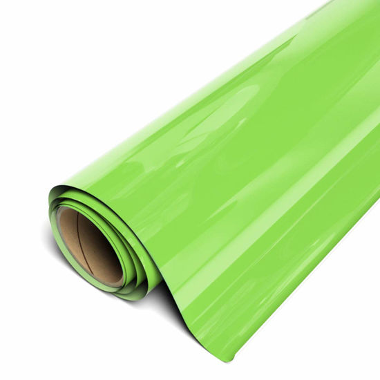 Picture of Siser EasyWeed Heat Transfer Vinyl 11.8" x 5ft Roll (Lime) - Compatible with Siser Romeo/Juliet & Other Professional or Craft Cutters - Layerable - CPSIA Certified