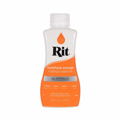 Picture of Rit Dye Liquid - Wide Selection of Colors - 8 Oz. (Sunshine Orange)