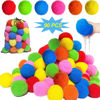 Picture of 90 Pcs Reusable Water Balls, Reusable Water Balloons for Outdoor Toys and Games, Water Toys for Kids and Adults Boys and Girls - Summer Toys Ball for Pool and Backyard Fun