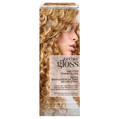 Picture of L’Oréal Paris Le Color One Step Toning Hair Gloss, Honey Blonde, 4 Ounce