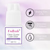 Picture of Cluster Lash Glue Clear Individual Lash Glue 7-15 Days Retention 2-3s Dry Time Lash Extension Glue Clear Eyelash Glue Waterproof DIY Lash Extension Glue Self Application Sensitive 5ml