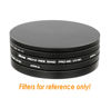 Picture of Fotasy 62mm Metal Filter Stack Caps, Filter Stack 62mm, Aluminum Alloy, Slim Stack fits 62mm UV CPL Fader ND Filter