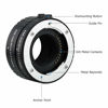 Picture of JJC Micro 4/3 Auto Focus Macro Extension Tube Set for Olympus OM-D E-M1 Mark III E-M5 E-M10 Mark III E-M1X Pen E-PL10 E-PL9 Pen-F,Panasonic Lumix G9 G7 G85 G95 GX85 GX9 GX8 GX7 GH6 GH5 GH5S GH4 & More