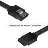 Picture of BENFEI SATA Cable III, 3 Pack SATA Cable III 6Gbps Straight HDD SDD Data Cable with Locking Latch 18 Inch Compatible for SATA HDD, SSD, CD Driver, CD Writer - Black