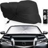 Picture of Windshield Sun Shade Umbrella, Car Sun Shade Windshield Foldable UV Ray Reflector, Car Windshield Sun Shade Cover Visor Auto Trucks SUV Keeps Vehicle Cool Heat Insulation Protection(57*31.5"Medium)