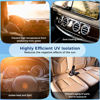 Picture of Windshield Sun Shade Umbrella, Car Sun Shade Windshield Foldable UV Ray Reflector, Car Windshield Sun Shade Cover Visor Auto Trucks SUV Keeps Vehicle Cool Heat Insulation Protection(57*31.5"Medium)