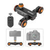 Picture of Neewer 3-Wheels Wireless Video Camera Dolly, 3-Speed Motorized Electric Track Rail Slider Dolly Car with Remote Control, Compatible with DSLR Camera, Camcorder, Gopro, iPhone, and Android Smartphone