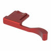 Picture of Haoge THB-X2R Metal Hot Shoe Thumb Up Rest Hand Grip for Fujifilm Fuji X100V Camera Red