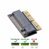 Picture of HUYUN M.2 NVME SSD Convert Adapter for MacBook Air Pro Retina Mid 2013 2014 2015 2016 2017 NVME & AHCI SSD Upgraded Fit for A1465 A1466 A1398 A1502 (1X M.2 NVME SSD Convert Adapter)