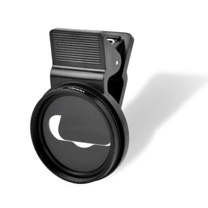 Picture of 37mm CPL Polarizing Lens Filter, Portable Polarizer Camera Lens, Mobile Phone Clip Designed, Polarizer Lens Filter Improve Color Saturation and Contrast, for Eliminating or Reducing Light Spots