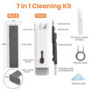 Picture of 7 in 1 Electronic Cleaner kit, Cleaning Kit for monitor Keyboard Airpods MacBook iPad iPhone iPod, Screen Dust Brush Including Soft Sweep, Swipe, Airpod Cleaner Pen, Key Puller and Spray Bottle (Grey)