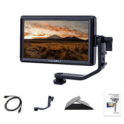 Picture of FEELWORLD S55V2 5.5 Inch DSR Camera Field Monitor Small Full HD 1920x1152 IPS Video Assist Mit HDMI Output and Input