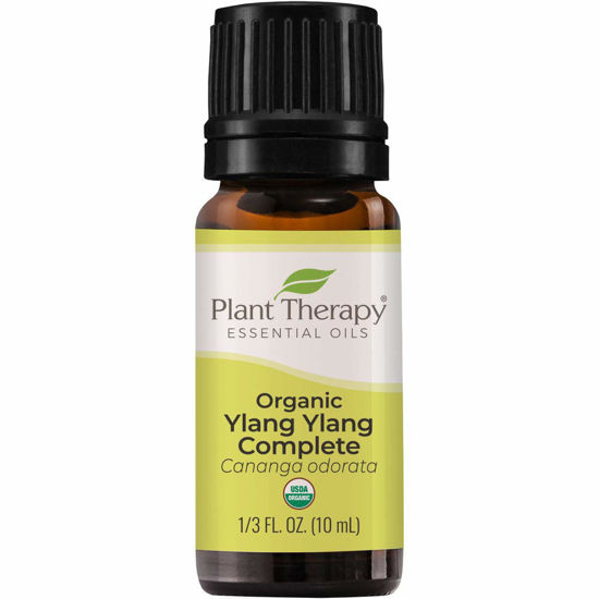 Picture of Plant Therapy Ylang Ylang Complete Organic Essential Oil 100% Pure, Undiluted, Natural Aromatherapy, Therapeutic Grade 10 mL (1/3 oz)