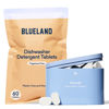 Picture of BLUELAND Dishwasher Detergent Tablet Starter Set - Plastic-Free & Eco Friendly Alternative to Liquid Pods or Sheets - Natural, Sustainable - 60 Washes