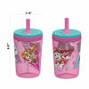 Picture of Zak Designs Kelso 15 oz Tumbler Set (Paw Patrol Skye & Everest) Non-BPA Leak-Proof Screw-On Lid with Straw Made of Durable Plastic and Silicone, Perfect Baby Cup Bundle for Toddlers, Kids (2pc Set)