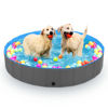 Picture of Dog Pool for Large Dogs 48"x12" JECOO Kiddie Pool Hard Plastic Foldable Dog Bathing Tub Portable Outside Kids Swimming Pool for Pets and Dogs