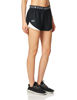 Picture of Under Armour womens Play Up Shorts 3.0 , Black (002)/White , 3X