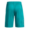 Picture of Under Armour Men's Standard Tech Graphic Shorts, (722) Coastal Teal / / White, X-Large