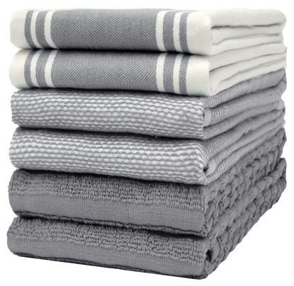 Homaxy 100% Cotton Waffle Weave Kitchen Dish Cloths, Ultra Soft Absorbent  Quick Drying Dish Towels, 12 x 12 Inches, 12-Pack, Dark Grey - Yahoo  Shopping