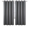 Picture of LEMOMO Grey Blackout Curtains/52 x 72 Inch/Set of 2 Panels Thermal Insulated Room Darkening Curtains for Bedroom