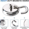 Picture of LOVIMAG Strong Magnetic Hooks, 100 lb Magnetic Hooks Heavy Duty for Hanging, Cruise, Grill, Fridge, Kitchen, Office, Workplace- 4pack