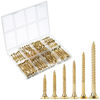 Picture of Mr. Pen- Wood Screws Assortment Kit, 152 pcs, Gold Wood Screws Phillips Tips, Screw Set, Assorted Screws, Screw Assortment, Screw Set Assortment, Screw Kit, Assorted Wood Screws Set, Flat Head Screws