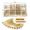 Picture of Mr. Pen- Wood Screws Assortment Kit, 152 pcs, Gold Wood Screws Phillips Tips, Screw Set, Assorted Screws, Screw Assortment, Screw Set Assortment, Screw Kit, Assorted Wood Screws Set, Flat Head Screws