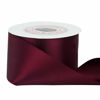 Picture of VATIN 2 inches Solid Burgundy/Maroon Double Faced Polyester Satin Ribbon for Craft, Gift Wrapping, Hair Bow, Wedding Deco 25 Yard Spool